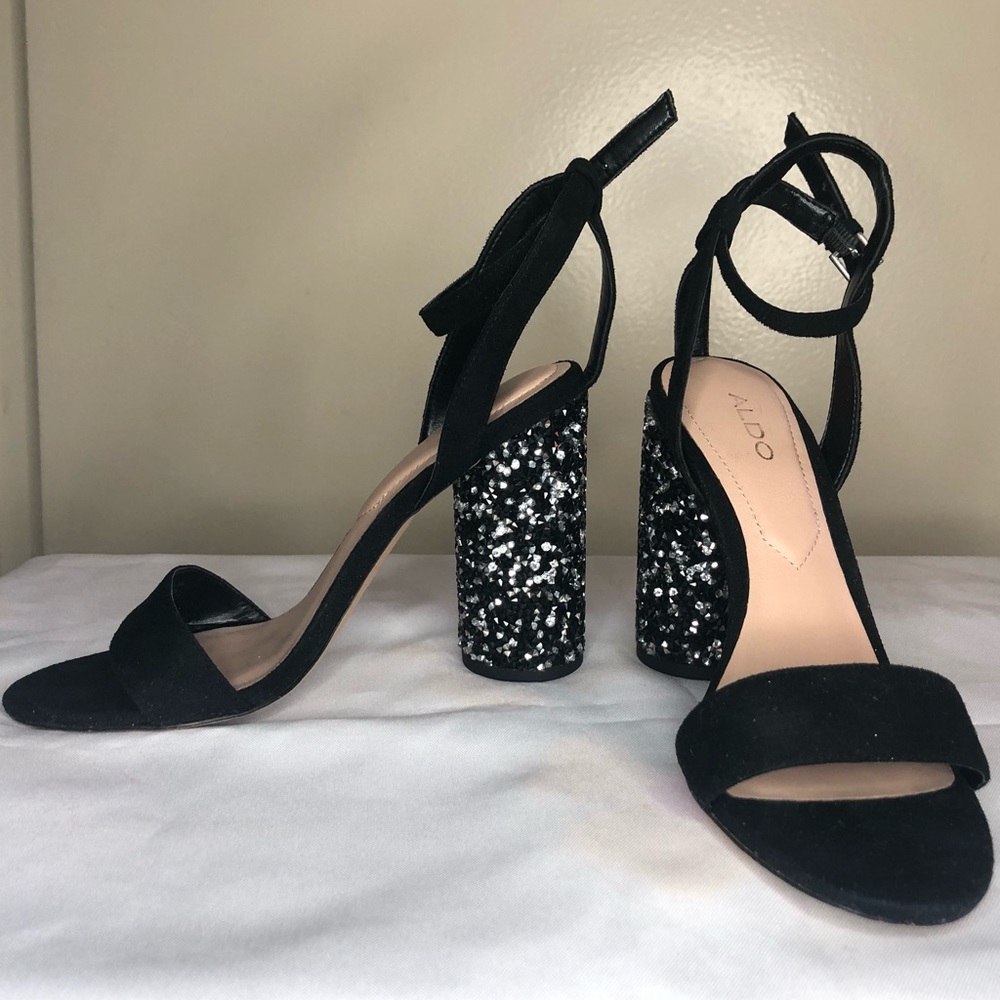 Aldo- Jeweled High Heels.